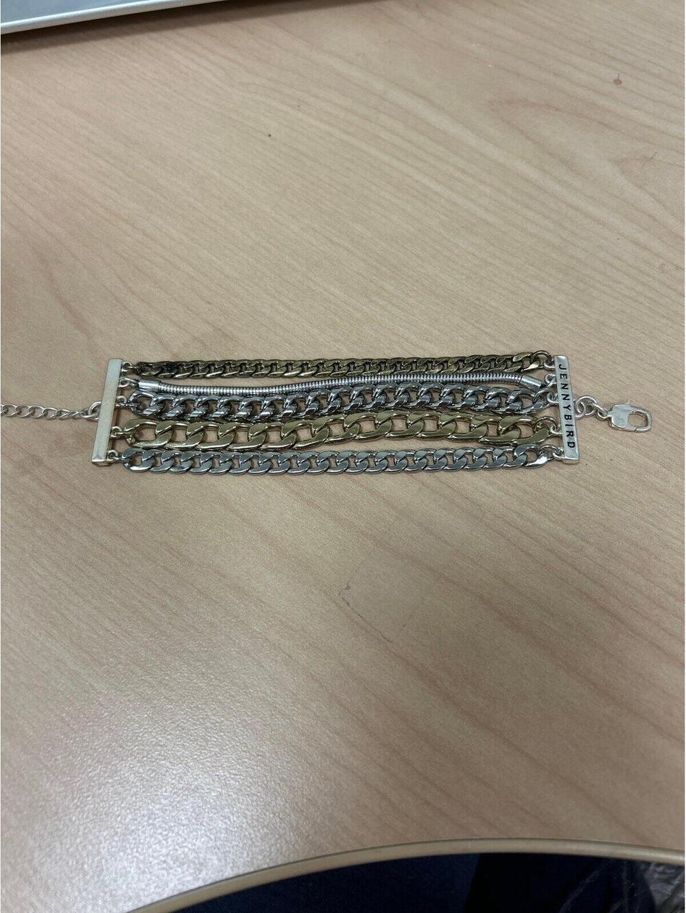 Jenny Bird Austin Two Toned Multi Chain Bracelet